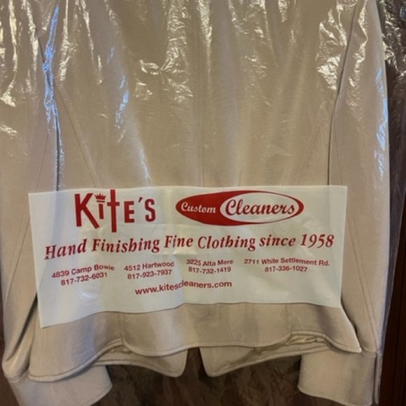 Cream Single-button jacket - Picture 4 of 8